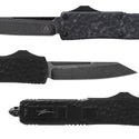 High Performance - Glow Carbon - Kryptonite OTF Knife - Reverse Tanto