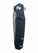 Reaper TX - Folding Pocket Knife - Reverse Tanto - Textured Grip - Black