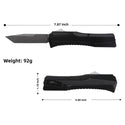 KRAKEN OTF KNIFE - TANTO - BLACK