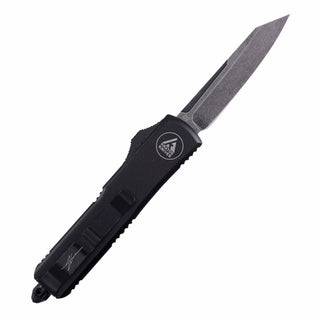 HIGH PERFORMANCE OTF KNIFE - BLACK - REVERSE TANTO