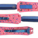 MINI OTF PINK SPRINKLE AUTO POCKET KNIFE