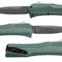 KRAKEN OTF KNIFE - DROP POINT - GREEN
