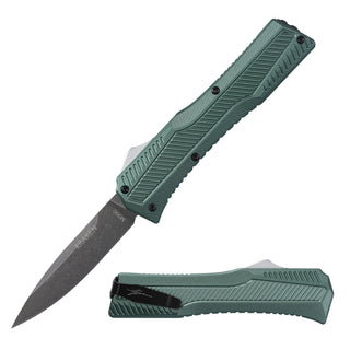 KRAKEN OTF KNIFE - DROP POINT - GREEN