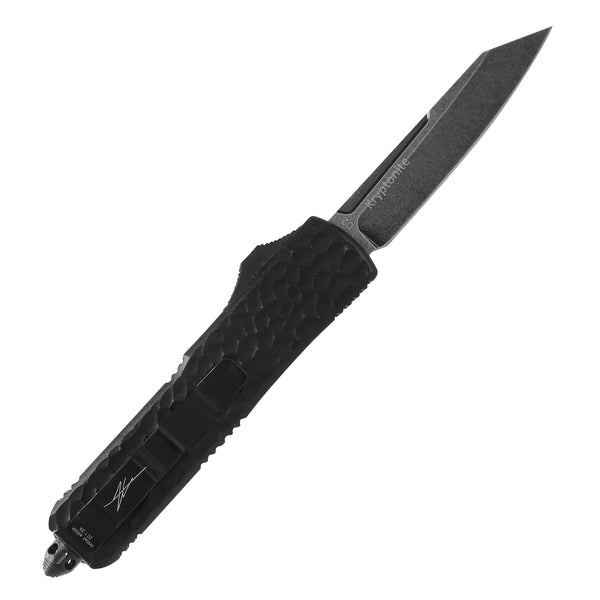 High Performance - Glow Carbon - Kryptonite OTF Knife - Reverse Tanto