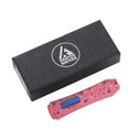 MINI OTF PINK SPRINKLE AUTO POCKET KNIFE