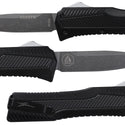 KRAKEN OTF KNIFE - DROP POINT - BLACK