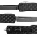 GREEN HORNET - GLOW CARBON OTF KNIFE - REVERSE TANTO