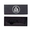 GREEN GLOW CARBON OTF KNIFE - REVERSE TANTO