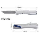 KRAKEN OTF KNIFE - TANTO - SILVER