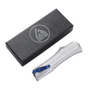 KRAKEN OTF KNIFE - DROP POINT - SILVER