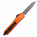 HIGH PERFORMANCE OTF KNIFE - ORANGE - REVERSE TANTO