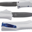 KRAKEN OTF KNIFE - DROP POINT - SILVER