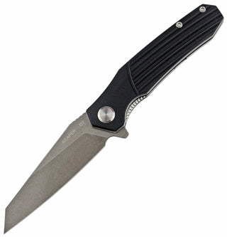 Reaper TX - Folding Pocket Knife - Reverse Tanto - Textured Grip - Black