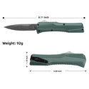 KRAKEN OTF KNIFE - DROP POINT - GREEN