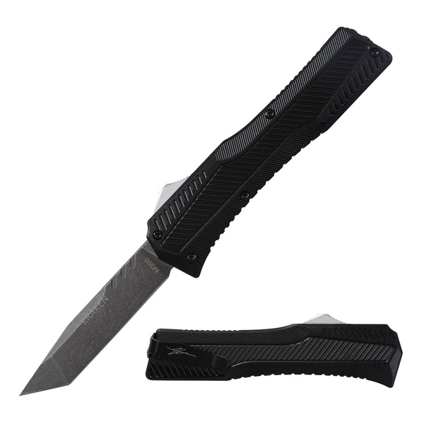 KRAKEN OTF KNIFE - TANTO - BLACK
