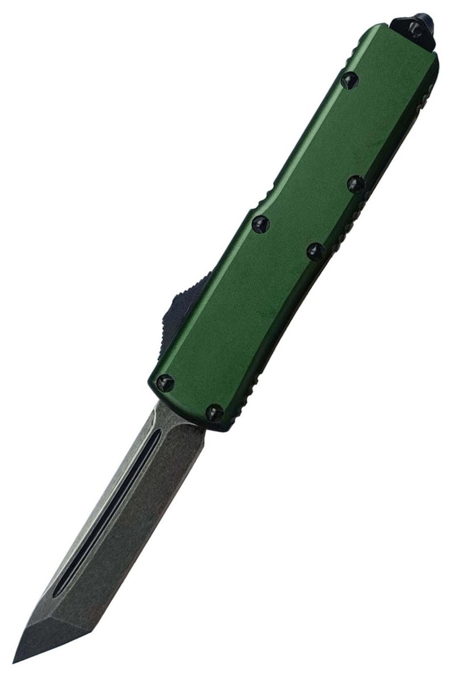 HIGH PERFORMANCE OTF - GREEN TANTO | Kratos Knives