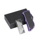 OTF BOX CUTTER - PURPLE & GOLD