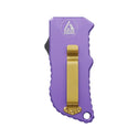 OTF BOX CUTTER - PURPLE & GOLD