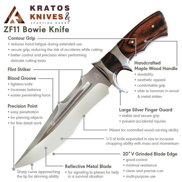 kratos ZF11 Bowie Knife