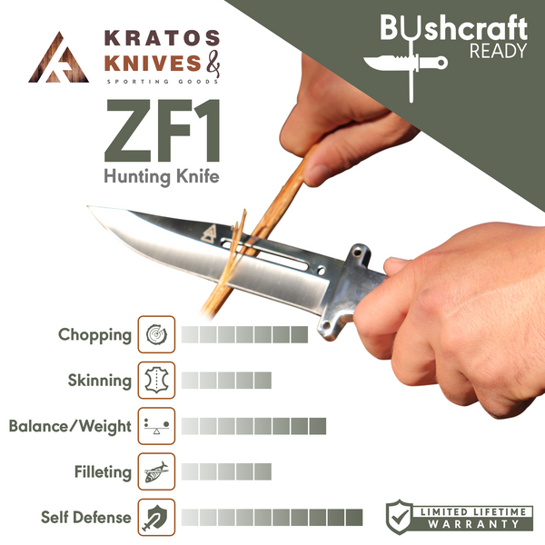 Kratos ZF1 knife | Hunting, Camping, Survival, & Bushcraft blade Kratos ZF1 knife | Hunting, Camping, Survival, & Bushcraft blade