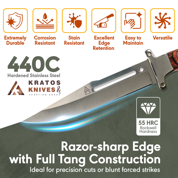 Kratos ZF1 knife | Hunting, Camping, Survival, & Bushcraft blade Kratos ZF1 knife | Hunting, Camping, Survival, & Bushcraft blade