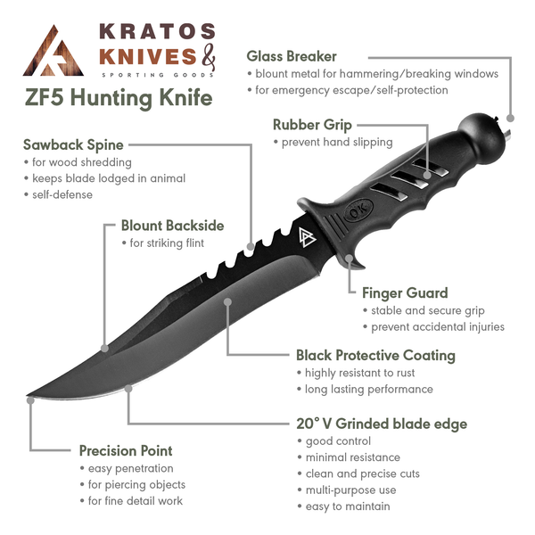 kratos ZF5 Tactical Knife