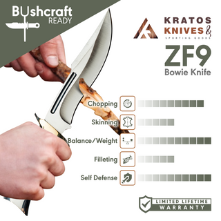 kratos ZF9 Bowie Knife