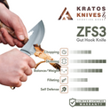 kratos ZFS3 Gut Hook Knife