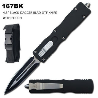 OTF BLACK DAGGER LIGHT WEIGHT AUTO POCKET KNIFE