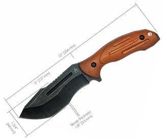 Kratos ZFS7 Tracker Bushcraft Knife